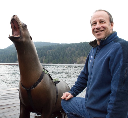 Dave and sea lion